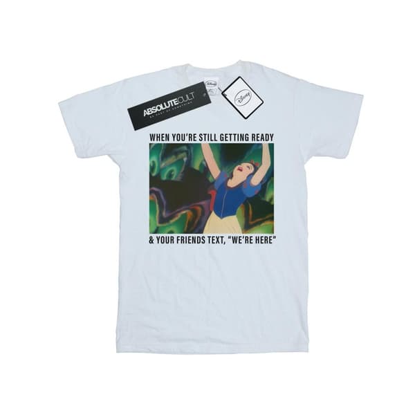 Disney Princess Snow White Still Getting Ready T-shirt i bomull för flickor