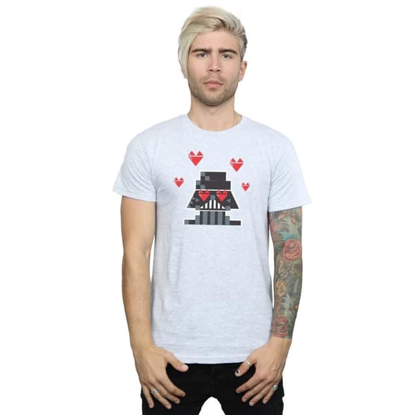 Star Wars Mens Valentines Vader In Love T-Shirt