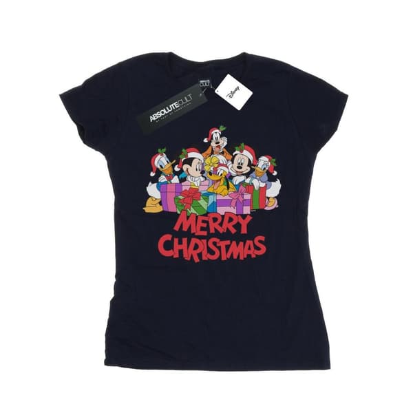 Disney Dam/Tjej Musse Pigg och vänner jul t-shirt i bomull