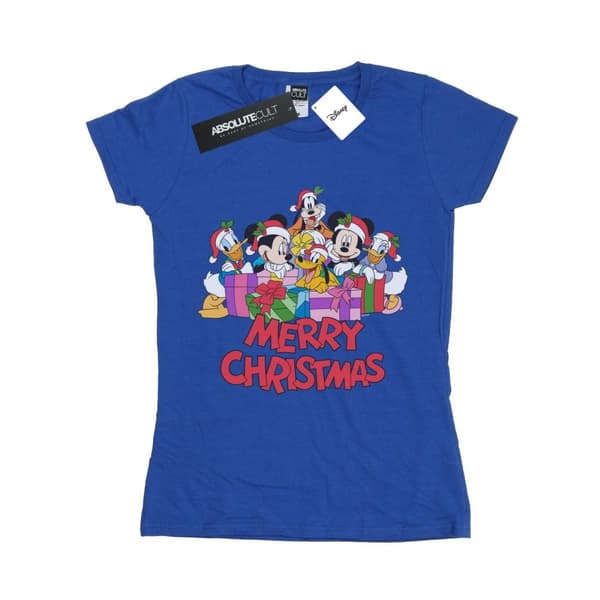 Disney Dam/Tjej Musse Pigg och vänner jul t-shirt i bomull