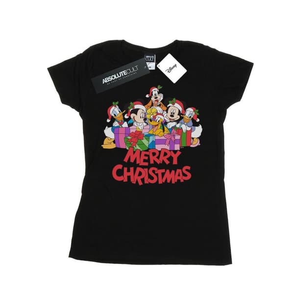 Disney Dam/Tjej Musse Pigg och vänner jul t-shirt i bomull