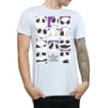 Miniatyrbilde 3 av 5: Disney Mens Nightmare Before Christmas Many Faces Of Jack Squares T-Shirt