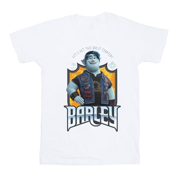 Disney Womens/Ladies Onward Barley Pose Cotton Boyfriend T-Shirt