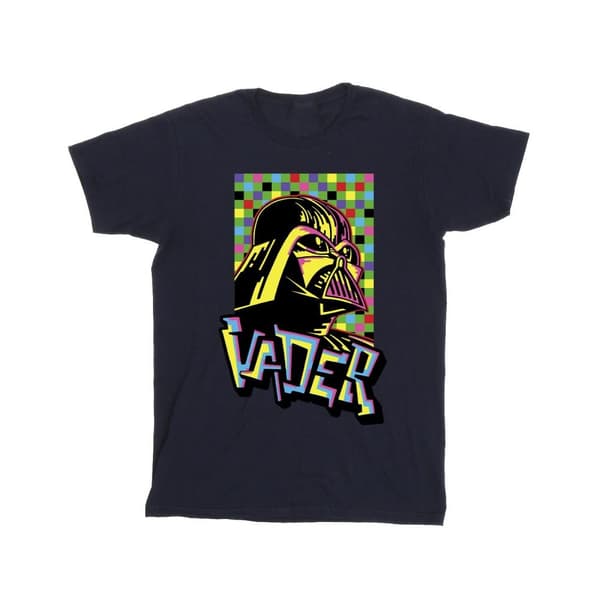 Star Wars Vader Graffiti Pop Art T-shirt i bomull för flickor