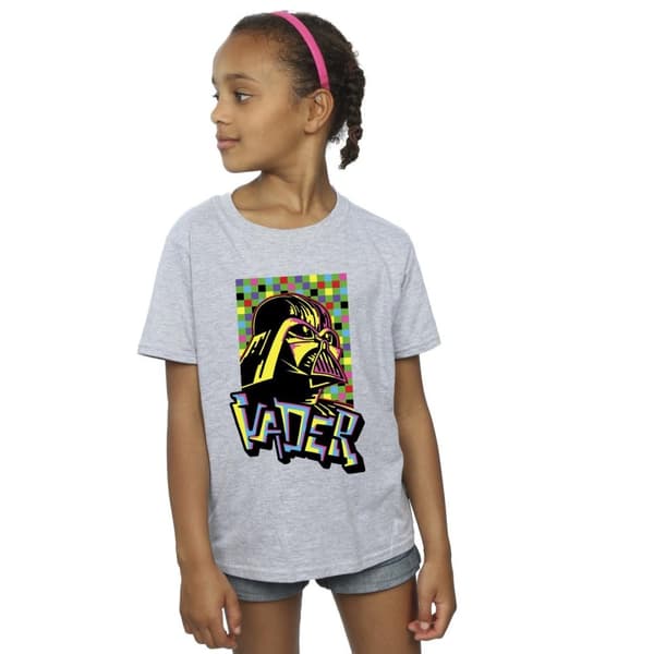 Star Wars Vader Graffiti Pop Art T-shirt i bomull för flickor