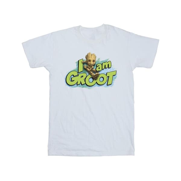 Marvel Boys Guardians Of The Galaxy I Am Groot Jumping T-Shirt