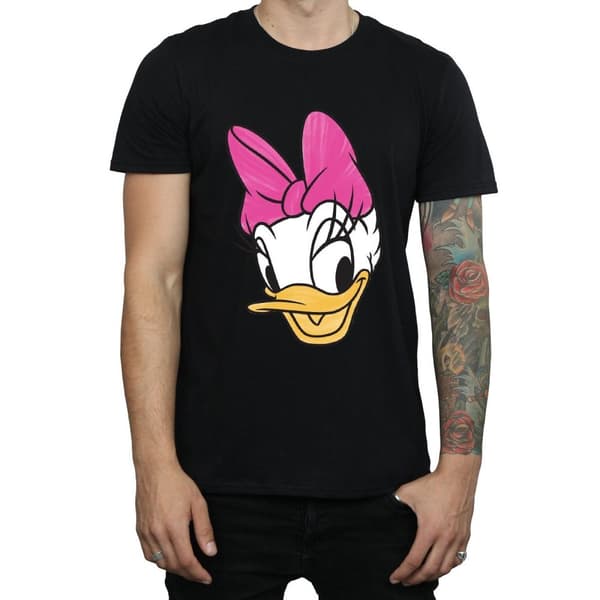Disney Mens Daisy Duck Head Painted T-Shirt