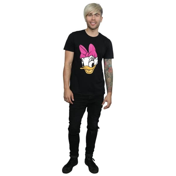 Disney Mens Daisy Duck Head Painted T-Shirt