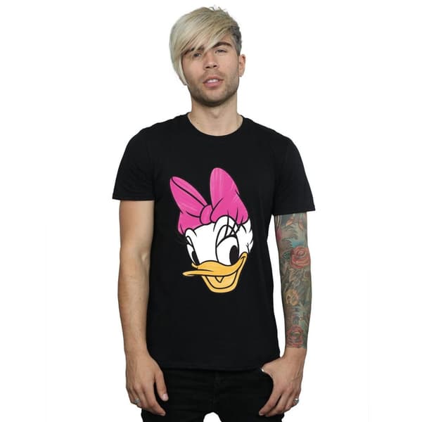 Disney Mens Daisy Duck Head Painted T-Shirt