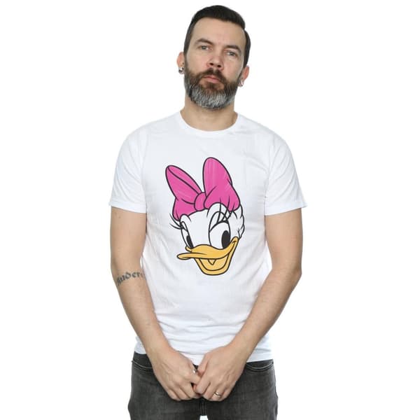 Disney Mens Daisy Duck Head Painted T-Shirt