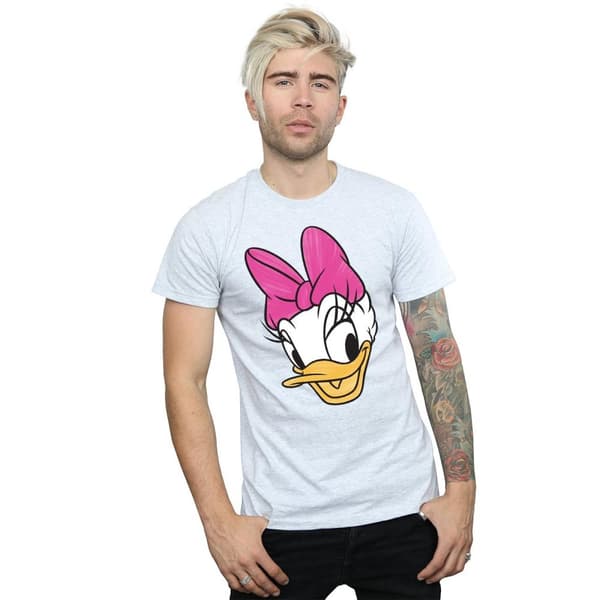 Disney Mens Daisy Duck Head Painted T-Shirt