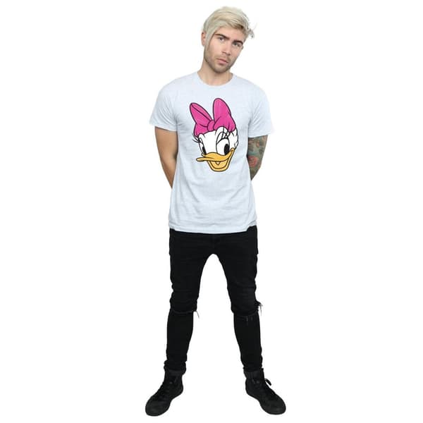 Disney Mens Daisy Duck Head Painted T-Shirt