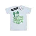 Miniatyrbillede 1 af 3: Disney Girls Mickey Mouse Shamrock Pizza Cotton T-Shirt