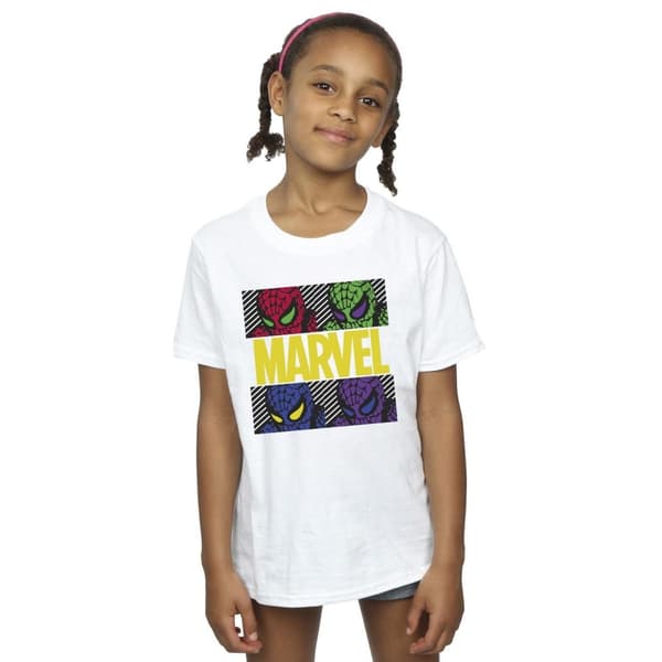 Marvel Girls Spider-Man Pop Art Cotton T-Shirt