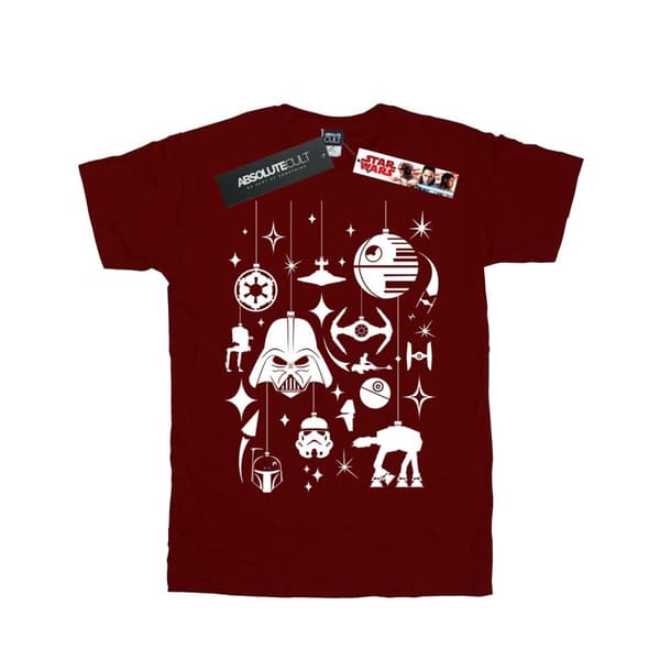 Star Wars T-shirt med juldekorationer för pojkar