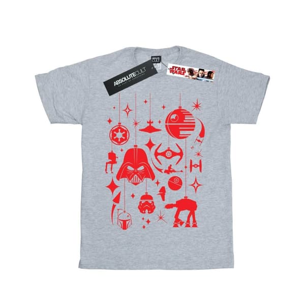 Star Wars T-shirt med juldekorationer för pojkar