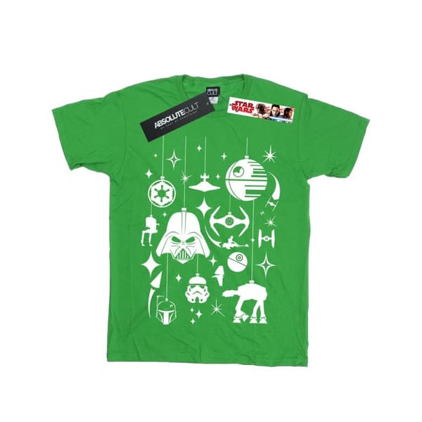 Star Wars T-shirt med juldekorationer för pojkar
