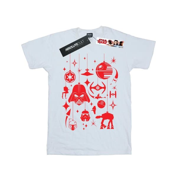 Star Wars T-shirt med juldekorationer för pojkar