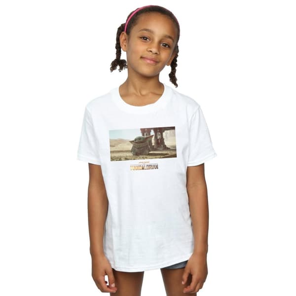 Star Wars Girls The Mandalorian The Child Concept Art T-shirt i bomull