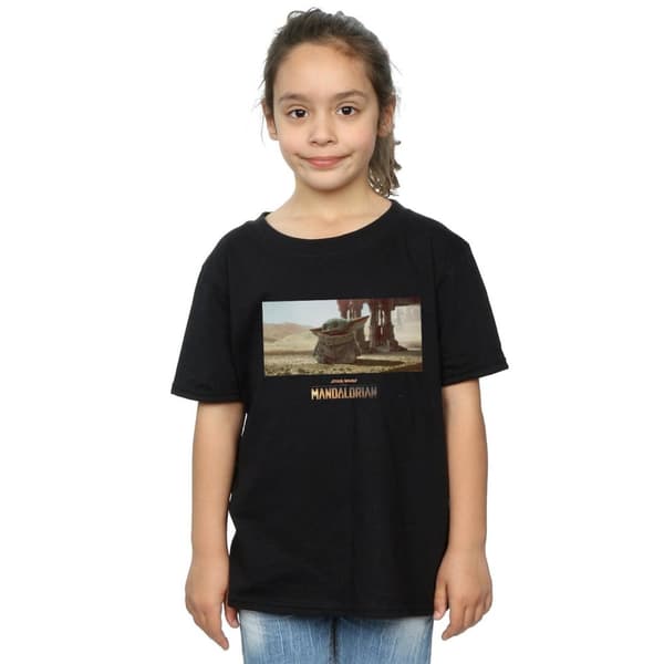 Star Wars Girls The Mandalorian The Child Concept Art T-shirt i bomull