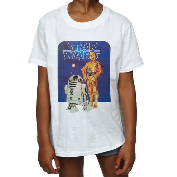 Star Wars R2-D2 och C-3PO t-shirt i bomull för flickor