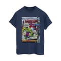 Miniatyrbillede 1 af 3: Marvel Womens/Ladies Spider-Man VS Hulk Cover Cotton Boyfriend T-Shirt