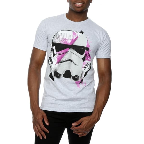 Star Wars Mens Stormtrooper Command Sketch T-Shirt
