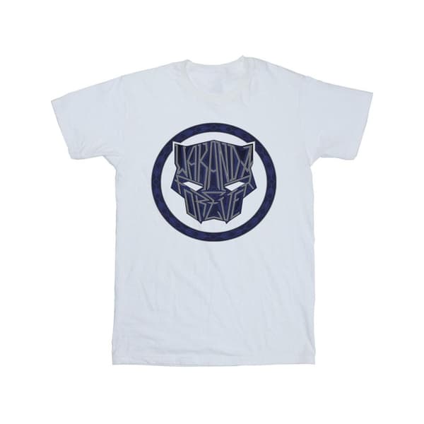 Marvel Girls Wakanda Forever Tribal Icon Cotton T-Shirt