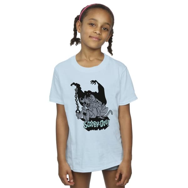 Scooby Doo Girls Scared Jump Cotton T-Shirt
