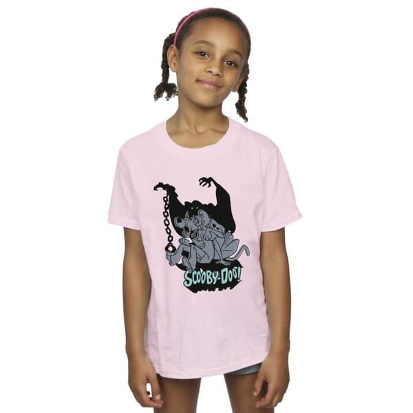 Scooby Doo Scared Jump T-shirt i bomull för flickor