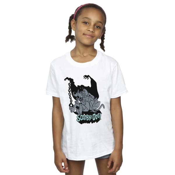 Scooby Doo Girls Scared Jump Cotton T-Shirt