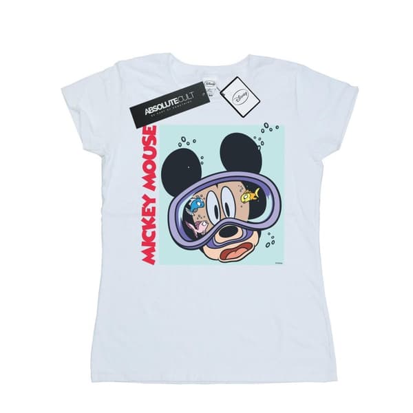 Disney Dam/Tjej - Musse Pigg under vatten - T-shirt i bomull