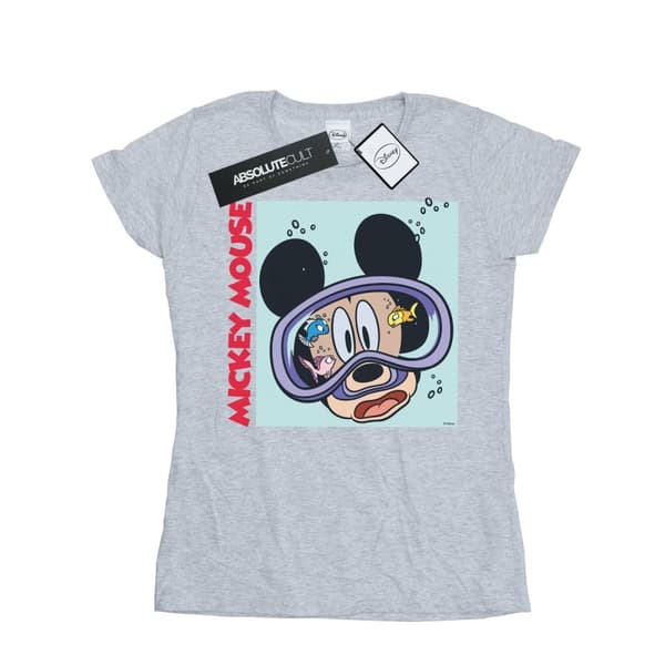 Disney Dam/Tjej - Musse Pigg under vatten - T-shirt i bomull