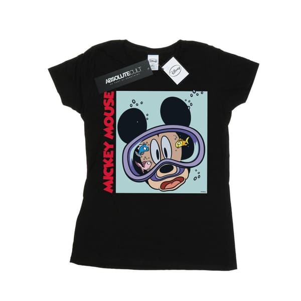 Disney Dam/Tjej - Musse Pigg under vatten - T-shirt i bomull