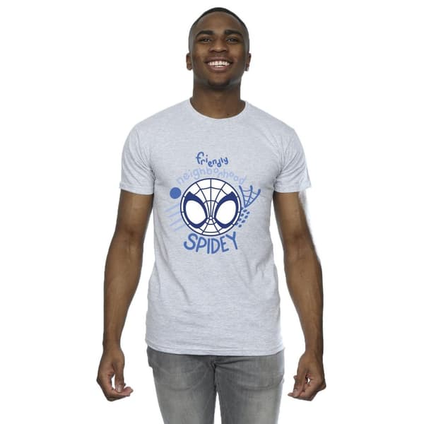 Marvel Mens Spidey And His Amazing Friends Neighbourhood T-Shirt