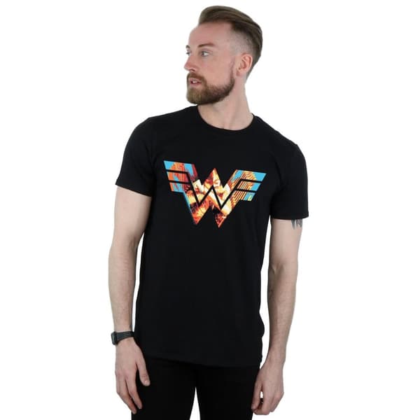 DC Comics Mens Wonder Woman 84 Symbol Crossed Arms T-Shirt