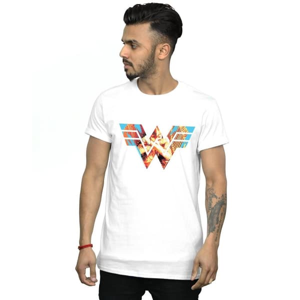 DC Comics Mens Wonder Woman 84 Symbol Crossed Arms T-Shirt