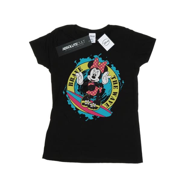 Disney Dam/Tjej Minnie Mouse Brave The Wave - T-shirt i bomull
