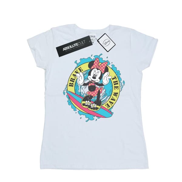 Disney Dam/Tjej Minnie Mouse Brave The Wave - T-shirt i bomull