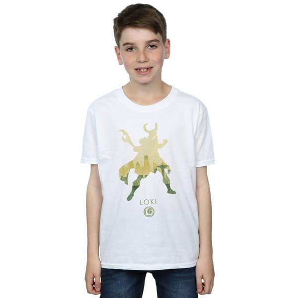 Marvel Boys Loki Silhouette T-Shirt