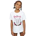 Miniatyrbillede 2 af 3: Disney Princess Girls Flower Team Cotton T-Shirt
