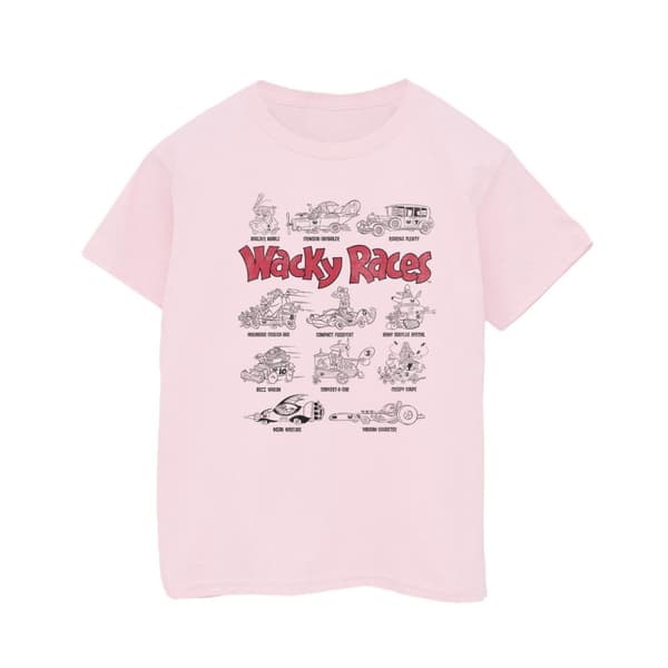 Wacky Races Boys Car Lineup T-Shirt