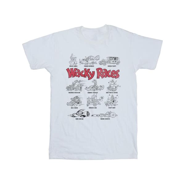 Wacky Races Boys Car Lineup T-Shirt