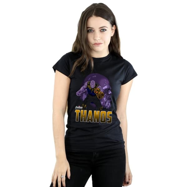 Marvel Womens/Ladies Avengers Infinity War Thanos Character Cotton T-Shirt