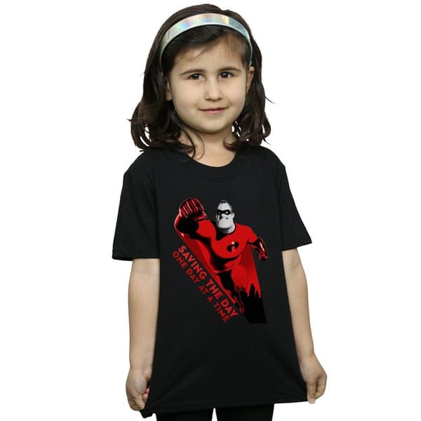 Disney Girls The Incredibles Saving The Day Cotton T-Shirt