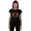 Miniatyrbild 2 av 3: Star Wars Clone Wars Ahsoka Rebel Pose - bomulls-T-shirt för damer/damer