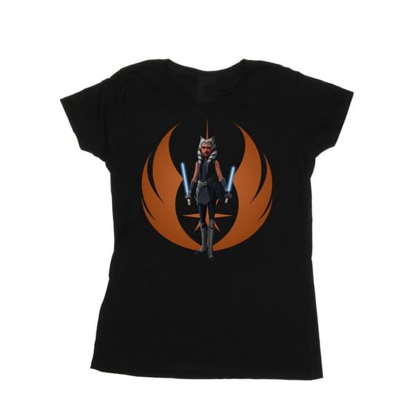 Star Wars Clone Wars Ahsoka Rebel Pose - bomulls-T-shirt för damer/damer