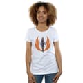 Miniatyrbild 2 av 3: Star Wars Clone Wars Ahsoka Rebel Pose - bomulls-T-shirt för damer/damer