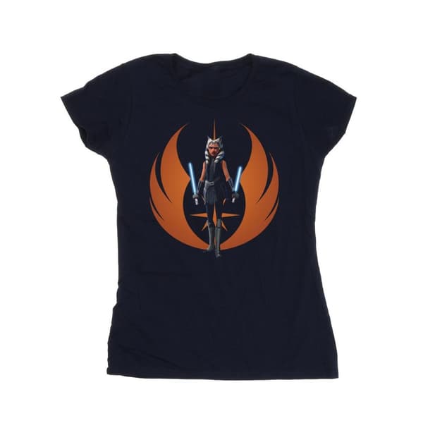 Star Wars Clone Wars Ahsoka Rebel Pose - bomulls-T-shirt för damer/damer