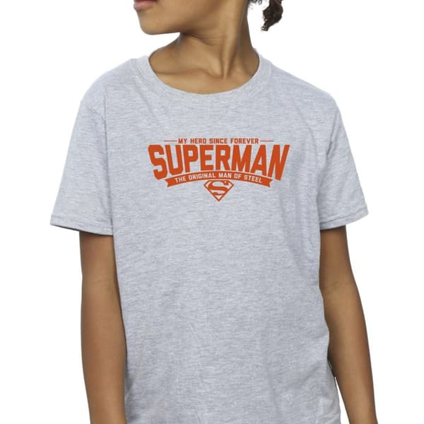 DC Comics Girls Superman Hero Dad Cotton T-Shirt